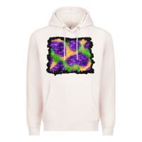 Pale Pink halloween spooky bat background Premium Hoodie - BundleAndBundleShop
