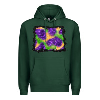 Sports Green halloween spooky bat background Premium Hoodie - BundleAndBundleShop
