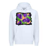 White halloween spooky bat background Premium Hoodie - BundleAndBundleShop