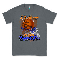Charcoal Heather I'll always be your biggest fan basketball Classic Tee - NancyCooperArtShop