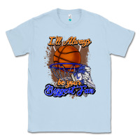 Dusty Blue I'll always be your biggest fan basketball Classic Tee - NancyCooperArtShop