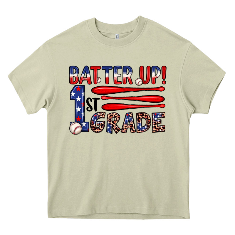 Batter Up 1st Grade Heavy Core Tee by JahusDesignShop | Teevron