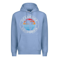 Colony Blue Oceanside California Ca Vintage Retro 70S Premium Hoodie - lanVoArt