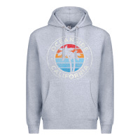 Heather Grey Oceanside California Ca Vintage Retro 70S Premium Hoodie - lanVoArt