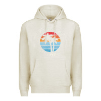 Oatmeal Heather Oceanside California Ca Vintage Retro 70S Premium Hoodie - lanVoArt