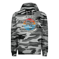 Slate Camo Oceanside California Ca Vintage Retro 70S Premium Hoodie - lanVoArt