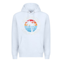 White Oceanside California Ca Vintage Retro 70S Premium Hoodie - lanVoArt