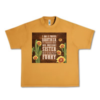 Peanut Butter i am a proud brother Urban Heavy Tee - TumblerDesignByShophia
