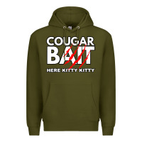 Army Green cougar bait funny halloween costume older woman younger man Premium Hoodie - lanVoArt