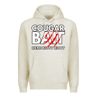 Oatmeal Heather cougar bait funny halloween costume older woman younger man Premium Hoodie - lanVoArt