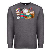 Charcoal Heather Teacher Coffee Cups Premium Sweatshirt - Artiststas