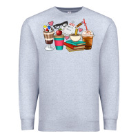 Heather Grey Teacher Coffee Cups Premium Sweatshirt - Artiststas