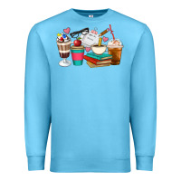 Ocean Blue Teacher Coffee Cups Premium Sweatshirt - Artiststas