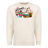 Sandshell Teacher Coffee Cups Premium Sweatshirt - Artiststas