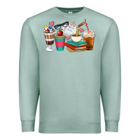 Seafoam Teacher Coffee Cups Premium Sweatshirt - Artiststas