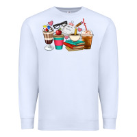 White Teacher Coffee Cups Premium Sweatshirt - Artiststas
