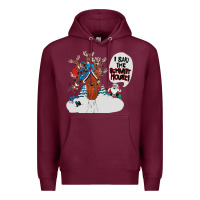 Burgundy i said the schmitt house Premium Hoodie - lanVoArt