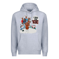 Heather Grey i said the schmitt house Premium Hoodie - lanVoArt