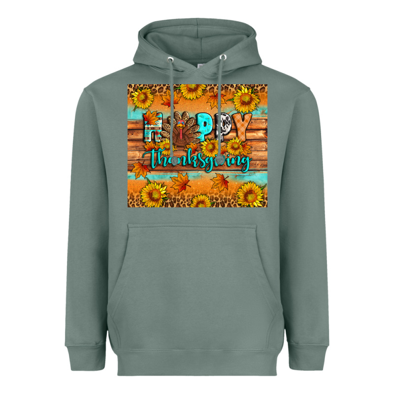 Happy Thanksgiving Heavyweight Hoodie by Artiststas | Teevron