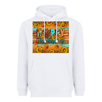 White Happy Thanksgiving Heavyweight Hoodie - Artiststas