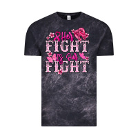 Cloud Black Her fight is our fight Cancer Awareness Vintage Tee - HowdyJamesFarm