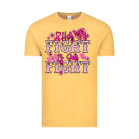Vintage Mustard Her fight is our fight Cancer Awareness Vintage Tee - HowdyJamesFarm