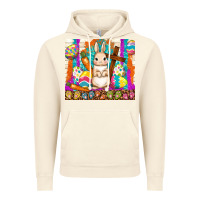 Vintage Artic easter day rabbit Vintage Hoodie - TumblerDesignByShophia