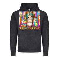 Vintage Black easter day rabbit Vintage Hoodie - TumblerDesignByShophia