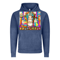 Vintage Denim easter day rabbit Vintage Hoodie - TumblerDesignByShophia