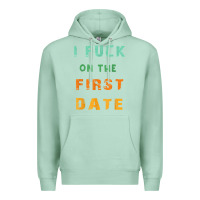 Seafoam I F.uck On The First Date Funny First Date Gift Premium Hoodie - lanVoArt