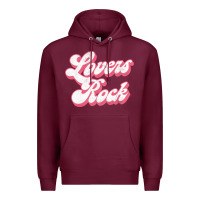 Burgundy Lovers Rock Reggae Lover Gift Premium Hoodie - lanVoArt