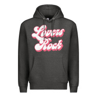 Charcoal Heather Lovers Rock Reggae Lover Gift Premium Hoodie - lanVoArt