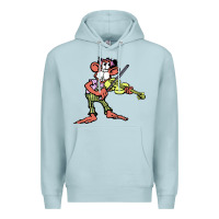 Blue Mist the iommi monkey Premium Hoodie - lanVoArt