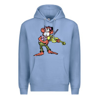 Colony Blue the iommi monkey Premium Hoodie - lanVoArt