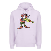 Lilac the iommi monkey Premium Hoodie - lanVoArt