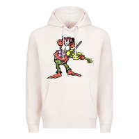 Pale Pink the iommi monkey Premium Hoodie - lanVoArt