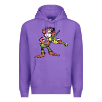 Purple the iommi monkey Premium Hoodie - lanVoArt