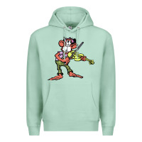 Seafoam the iommi monkey Premium Hoodie - lanVoArt