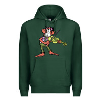 Sports Green the iommi monkey Premium Hoodie - lanVoArt
