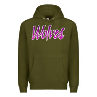 Army Green Timberwolves Prince Jersey gift Premium Hoodie - lanVoArt