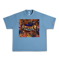 Pebble Blue Tiger America tumbler 4th of july Urban Heavy Tee - HowdyJamesFarm