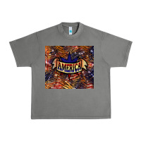 Tornado Tiger America tumbler 4th of july Urban Heavy Tee - HowdyJamesFarm