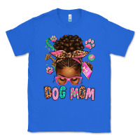 True Royal Afro Messy Bun Dog Mom Classic Tee - texasbilliewilder