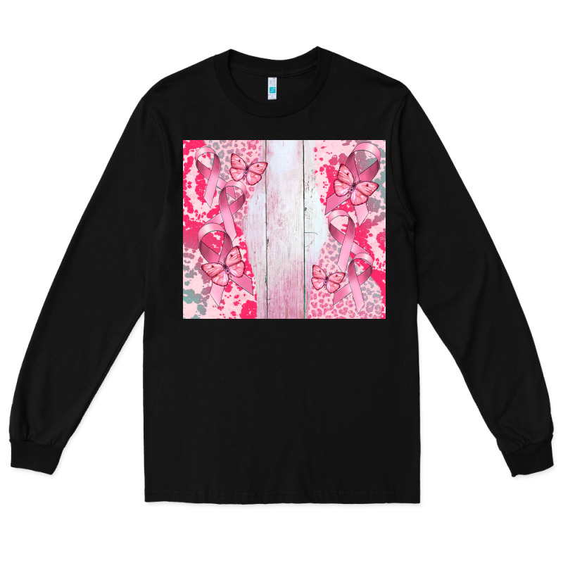 Custom Name  Breast Cancer Long Sleeve Tee by CowGirlArtShop | Teevron