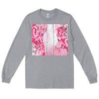 Heather Grey custom name  breast cancer Long Sleeve Tee - CowGirlArtShop