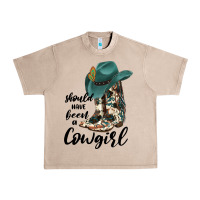 French Oak Should Have Been A Cowgirl Urban Heavy Tee - JahusDesignShop