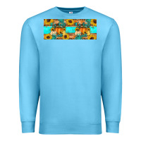 Ocean Blue it's fall y'all Premium Sweatshirt - Artiststas