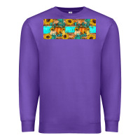Purple it's fall y'all Premium Sweatshirt - Artiststas