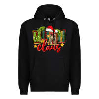 Black christmas mini claus Premium Hoodie - FaDigitalArtStudio