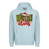 Blue Mist christmas mini claus Premium Hoodie - FaDigitalArtStudio